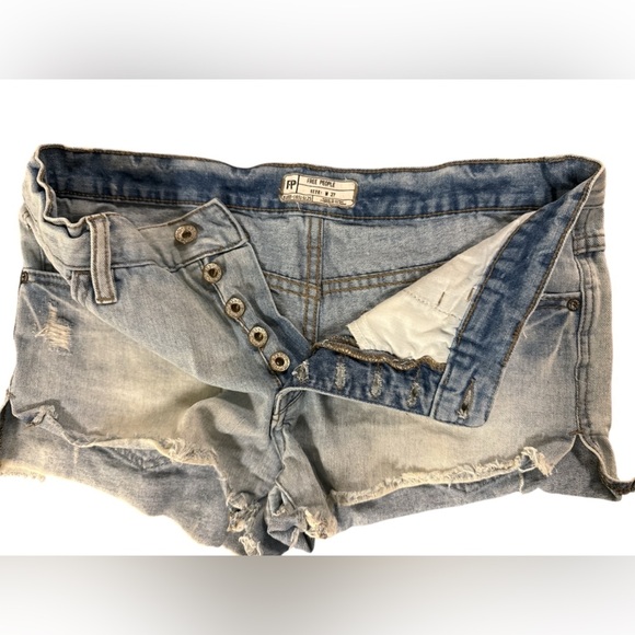 Free People Short Shorts Buttonfly - Picture 4 of 9